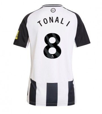 Newcastle United Sandro Tonali #8 Primera Equipación Mujer 2024-25 Manga Corta